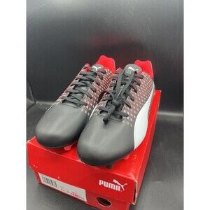 Puma Unisex Adreno III FG Jr Black Pink Soccer Cleats Size 5.5Y (104049-02) NEW